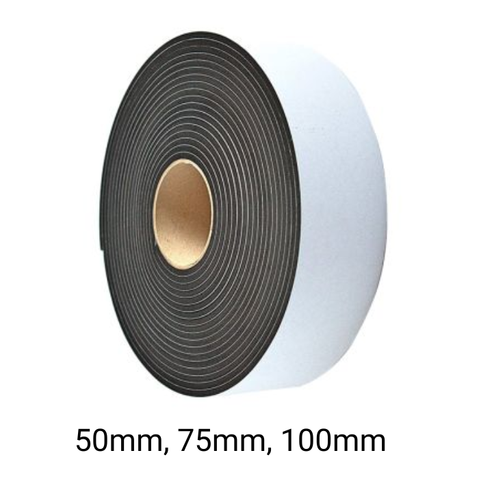 Noisestop Isolation Strips 10m – 50mm, 75mm & 100mm