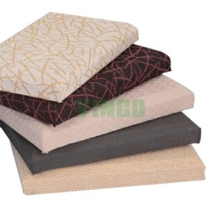 Vinco Office Soft Board Decorations Fiberglass Wall Panels With Fabric
