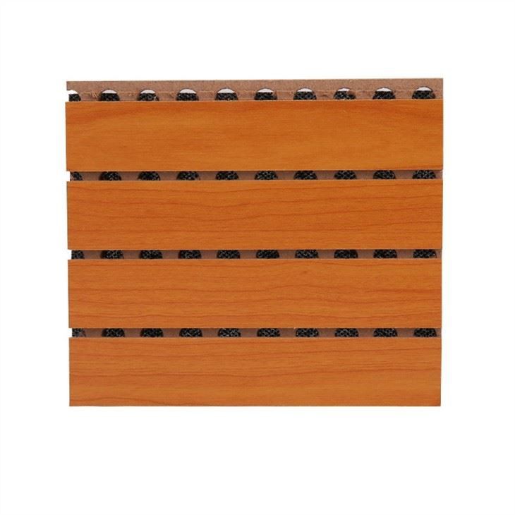 Sound Absorption Natural Grooved Acoustic Panel