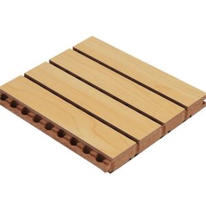 Sound Absorption Natural Grooved Acoustic Panel